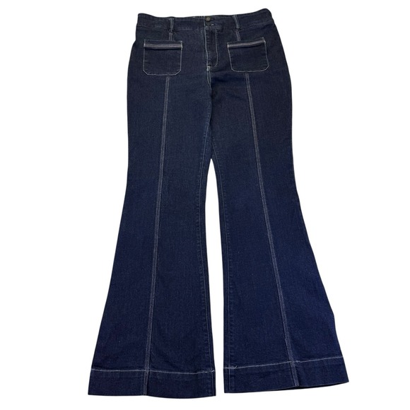 Anthropologie Other - Anthropologie Pilcro & The Letterpress Bootcut Denim Jeans Patch Pocket Size 32